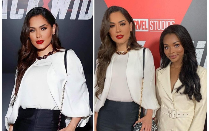 Tân Miss Universe đứng cạnh Hoa hậu Mỹ, fan thảng thốt: Bà chủ và cô hầu gái hay gì? Ảnh 2