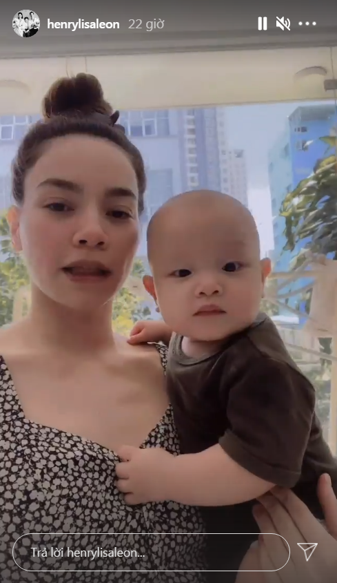 Hồ Ngọc Hà chia sẻ khoảnh khắc Leon 'ăn vạ' đòi đi chơi với Kim Lý.