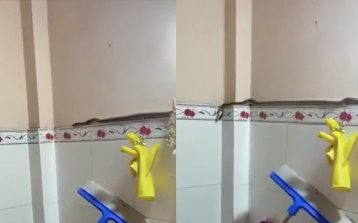 Đoạn clip 'bé Na' xuất hiện trong phòng tắm khiến ai nhìn qua cũng muốn khóc thét Ảnh 2