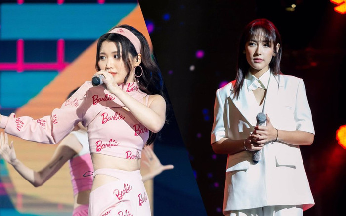 Han Sara diện cả set đồ Barbie, Cara nền nã với sắc trắng tại The Heroes Ảnh 2