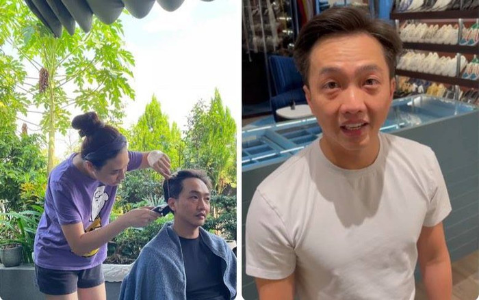 Nhờ vợ cắt dùm mái tóc, Cường Đô La hào hứng khoe 'tác phẩm ruộng bậc thang Tây Bắc' Ảnh 2