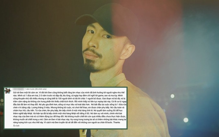 Đen Vâu đã 'cứu sống' fan bằng chính ca khúc của mình? Ảnh 2