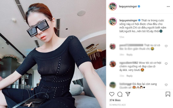 Lệ Quyên chia sẻ châm ngôn sống với chiếc áo 'mỏng manh', lần đầu để lộ mười mươi 'vòng một căng tràn' Ảnh 2