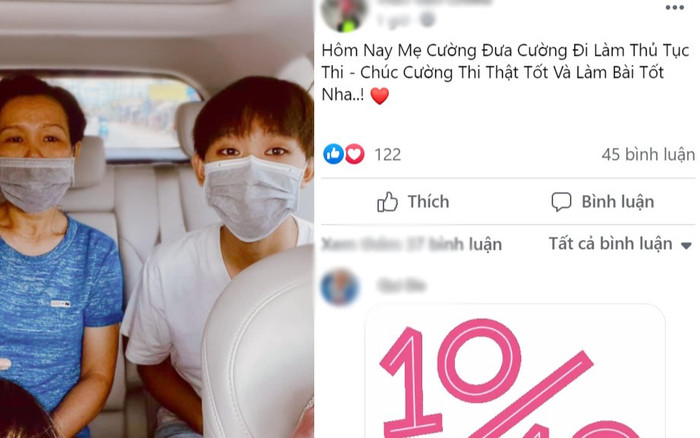 Lộ ảnh Hồ Văn Cường được mẹ đưa đi làm thủ tục dự thi tốt nghiệp THPT sau ồn ào với ca sĩ Phi Nhung Ảnh 2