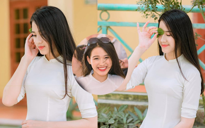 Đỗ Thị Hà khoe ảnh diện áo dài trắng nữ sinh năm 18 tuổi: 'Không đỗ đại học chắc đã ở quê lấy chồng' Ảnh 2