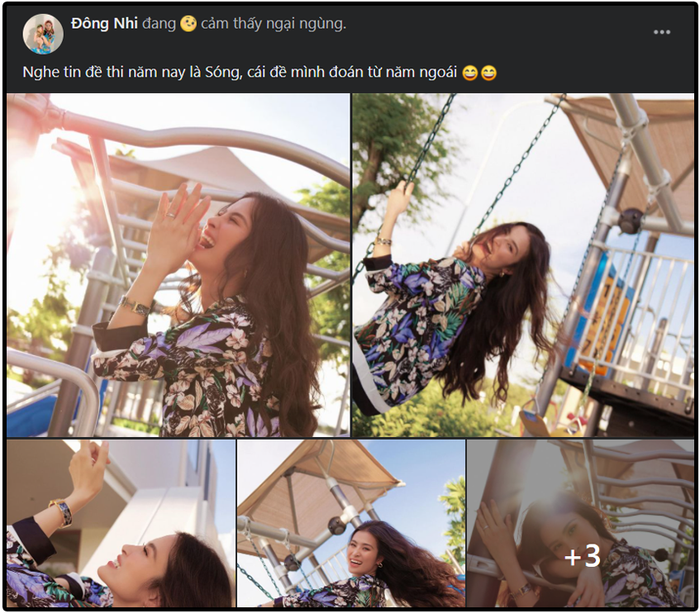 Bài đăng của Đông Nhi.