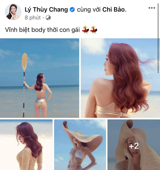 Lý Thùy Chang bất ngờ thông báo tạm biệt body thời con gái.