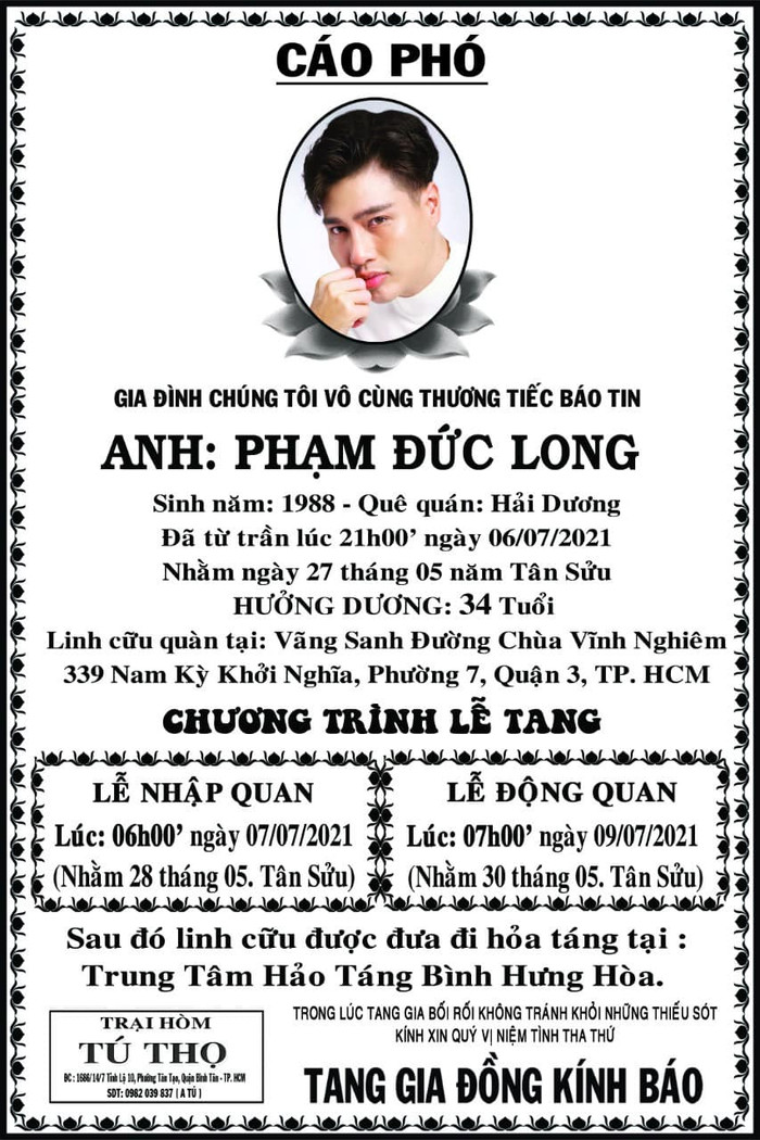 Cao Thái Hà tiết lộ di nguyện cố diễn viên Phạm Đức Long, lên tiếng tin đồn quyên góp tại tang lễ Ảnh 3