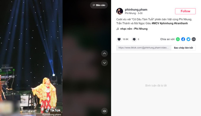 Kênh Tik Tok bị dân mạng tấn công, Phi Nhung lập tức có động thái 'chống đỡ' Ảnh 7