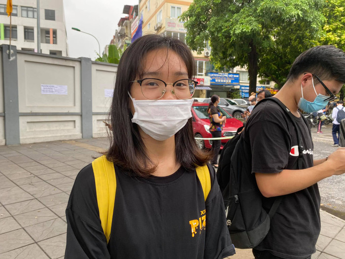 Bạn Minh Nguyệt chia sẻ về bài thi của mình