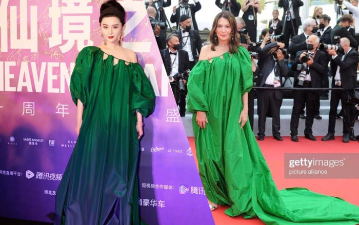 Mỹ nhân Đức 'xách dép' cho Phạm Băng Băng khi đụng hàng kiểu váy rèm cửa Ảnh 2