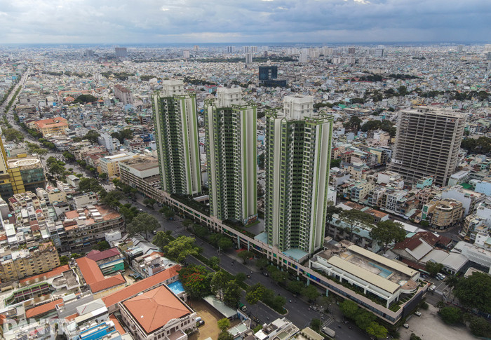 Tòa nhà Thuận Kiều Plaza, quận 5 (TP.HCM). Ảnh: Dân Trí