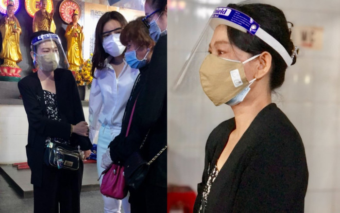 NSƯT Mỹ Uyên sụt sùi nước mắt tại tang lễ diễn viên Đức Long: 'Không muốn khóc nhưng chị thương em lắm' Ảnh 2