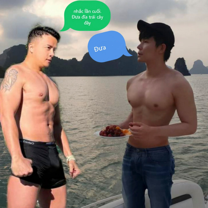 Cư dân mạng ghép ảnh Cao Thái Sơn vào chung khung hình khoe múi, Nathan Lee cảnh cáo đầy bá đạo Ảnh 8