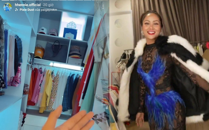 Ơn trời, cuối cùng H'Hen Niê cũng đã có tủ quần áo xịn sò, hết cảnh quăng quật hàng hiệu rồi! Ảnh 2