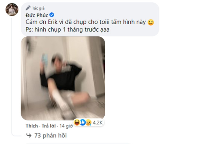 Hóa ra bức ảnh là do Erik chụp.