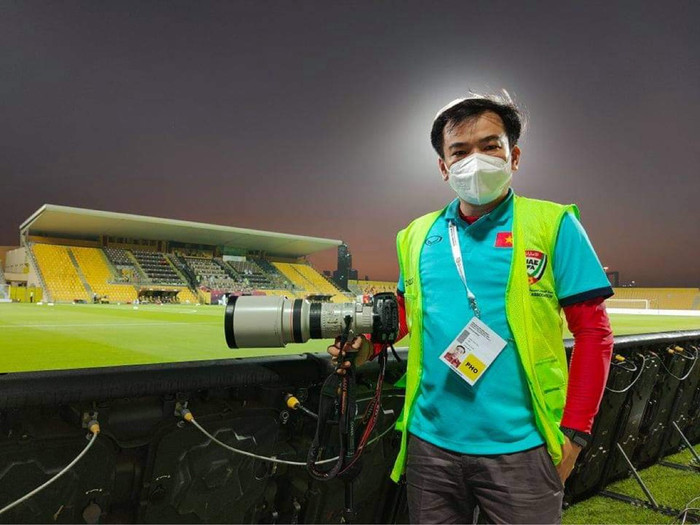 Trong suốt hành trình giải đấu của huấn luyện viên Park Hang-seo và các học trò, anh Tuấn Hữu không bỏ sót giải đấu nào. Nhưng với anh, đây là chuyến tác nghiệp đặc biệt nhất