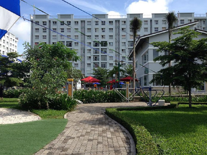 Chung cư Ehome 3 thuộc khu phố 2, phường An Lạc, quận Bình Tân.