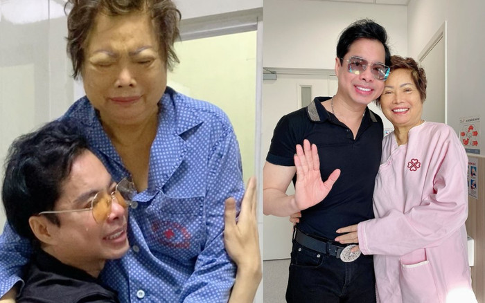 Nghẹn ngào hình ảnh ca sĩ Ngọc Sơn và mẹ: Luôn túc trực bên giường bệnh, xem bà là cả cuộc đời Ảnh 2
