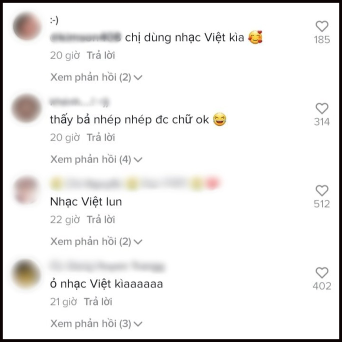 Rất nhiều bình luận của khán giả Việt bày tỏ sự yêu mến không kém phần tự hào vì âm nhạc Việt Nam ngày càng lan tỏa đến nước bạn