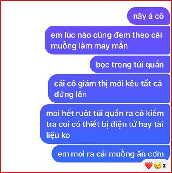 Giám thị yêu cầu kiểm tra vật dụng mang vào phòng thi, nam sinh lấy ra một thứ khiến tất cả cười ngất Ảnh 3