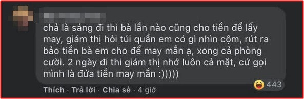 Cũng là mang 'thần may mắn' theo người nhưng bạn thí sinh này đã gây ấn tượng đặc biệt với cái tên 'tiền may mắn'.