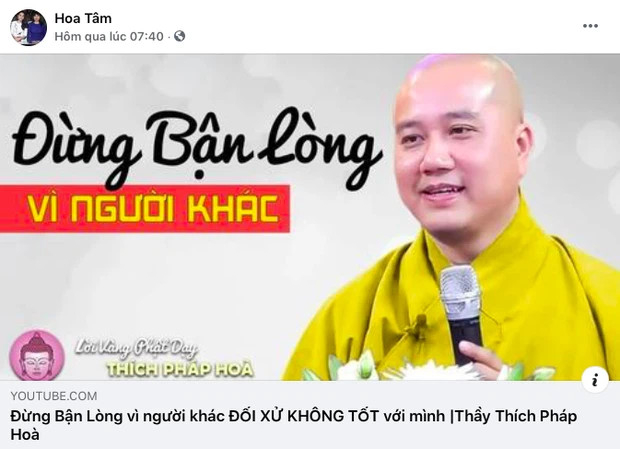 Bài đăng mới nhất trên trang cá nhân của mẹ Thủy Tiên.