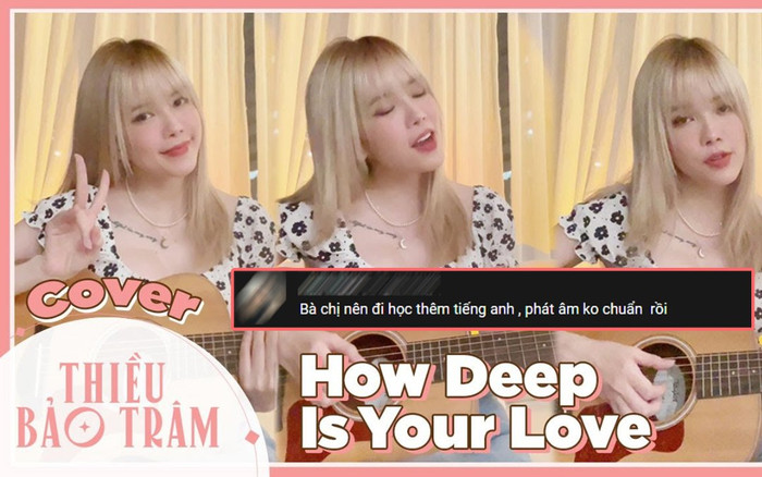 Thiều Bảo Trâm cover How Deep Is Your Love cực ngọt nhưng lại bị nhận xét nên đi học thêm tiếng Anh Ảnh 2