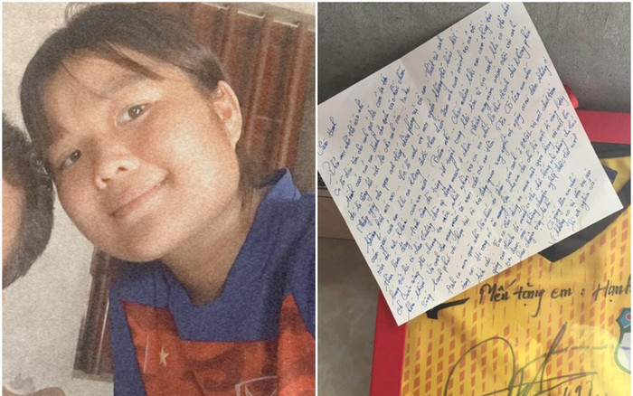 Sao HAGL viết thư, gửi quà cho cầu thủ nữ Việt Nam mắc bệnh khó chữa Ảnh 2