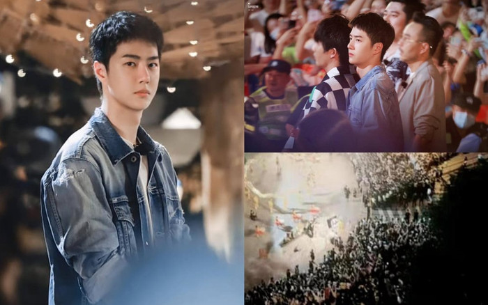 Vương Nhất Bác khiến điểm quay đông nghịt, náo loạn cả người qua đường: Một chiếc đỉnh lưu thực sự là đây Ảnh 2