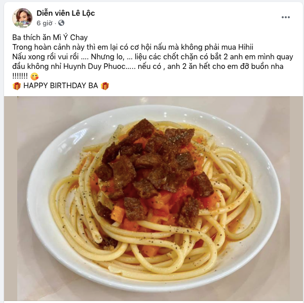 Mừng sinh nhật NS Duy Phương, diễn viên Lê Lộc tự tay làm điều nay cho cha, xóa tan tin đồn bất hòa Ảnh 3