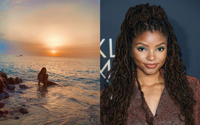 Halle Bailey thông báo phim 'Nàng tiên cá' đóng máy, hé lộ ảnh tạo hình đầu tiên Ảnh 2