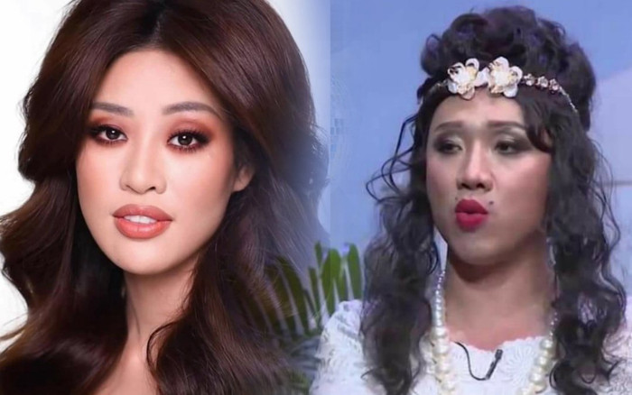 Khánh Vân được chuyên gia Hollywood make-up, fan thở dài: Còn già hơn lúc chưa trang điểm Ảnh 2