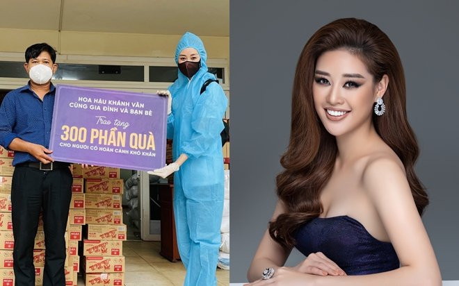 Hoa hậu Khánh Vân lan tỏa yêu thương khi ủng hộ 300 phần quà cho người lao động nghèo tại khu cách ly Ảnh 2