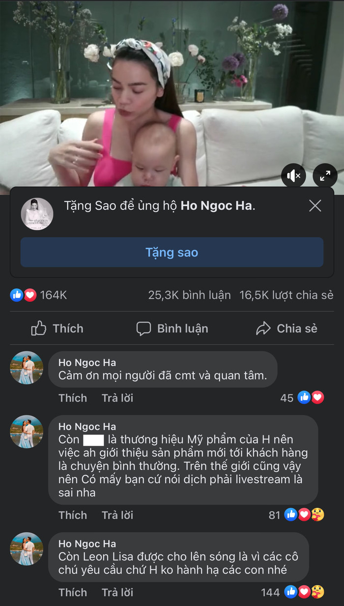 Bị chỉ trích lợi dụng hình ảnh Lisa - Leon để bán hàng, Hà Hồ khẳng định: 'Tôi không hành hạ các con' Ảnh 3