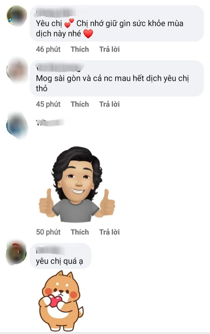 Ngọc Thảo nhận được nhiều lời khen cũng như động viên từ mọi người.