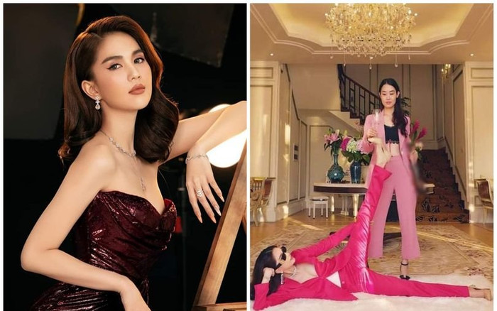 'Đu' trend xuất sắc như Ngọc Trinh: Vừa dùng chân đỡ ly rượu, vừa khoe 'vũ khí' đắt giá Ảnh 2