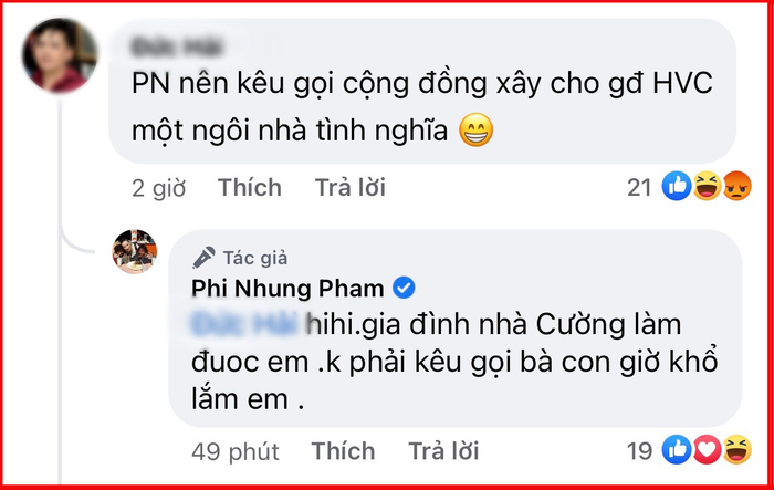 Bị mỉa mai việc xây nhà cho Hồ Văn Cường, Phi Nhung: 'Gia đình Cường làm được, không phải kêu gọi ai' Ảnh 2