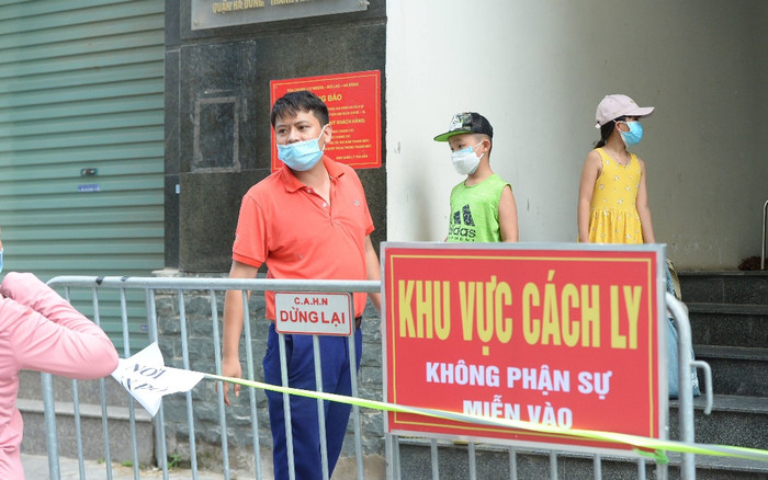 Hà Nội: Sau khi ghi nhận một ca F0, tiến hành phong toả chung cư 1.200 dân tại quận Hà Đông Ảnh 2
