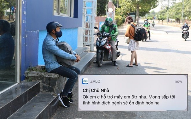 Chật vật giữa mùa dịch, sinh viên bất ngờ nhận được tin nhắn đầy xúc động từ chủ nhà Ảnh 2