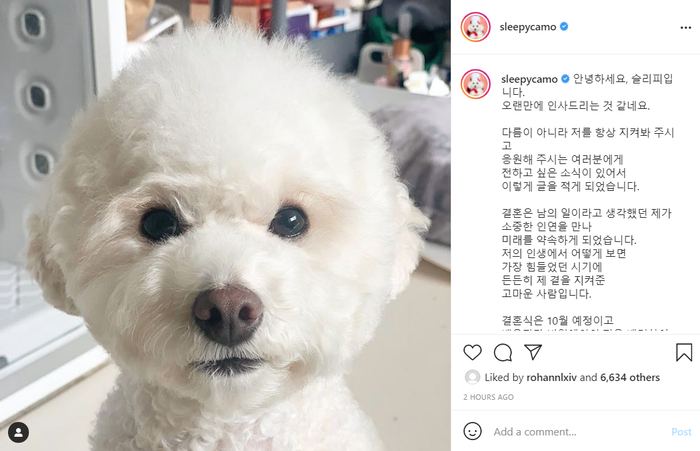 Bài chia sẻ của rapper Sleepy.