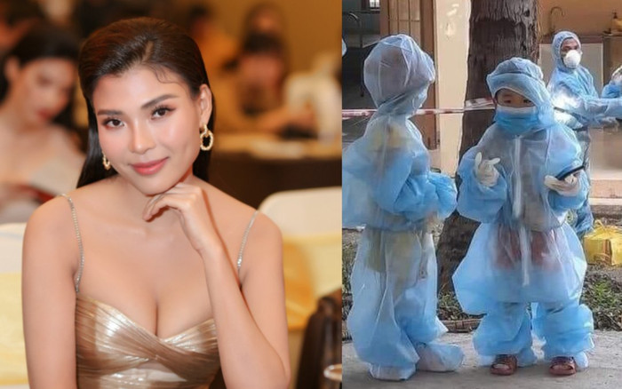 Ngắm nhìn con, Thúy Diễm 'nhói tim' khi nghĩ về những em bé non nớt phải xa cha mẹ vào trại cách ly Ảnh 2