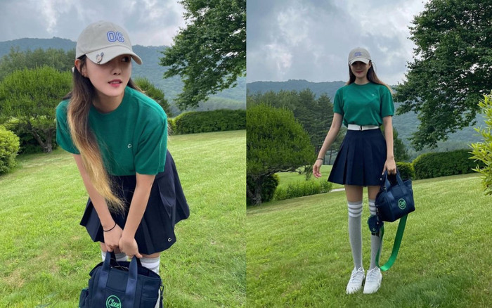 Gu thời trang của golf thủ Hyomin 'đốn tim' người hâm mộ Ảnh 2