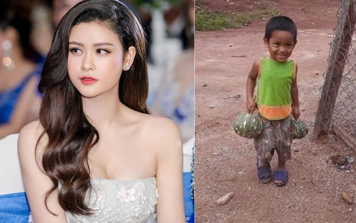 Trương Quỳnh Anh 'tan chảy' trước cậu bé mồ côi cha mẹ xách 2 quả bí đến ủng hộ chống dịch Ảnh 2