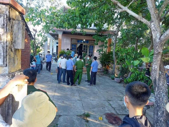 Căn nhà nơi xảy ra vụ án mạng. Ảnh: Người Lao Động