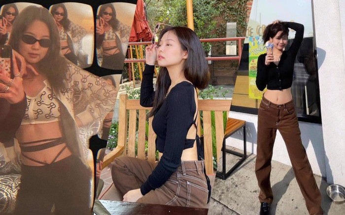 Từ ngày qua Mỹ làm việc, Jennie Black Pink liên tục 'ăn mặc' hở hang cực sành điệu Ảnh 2