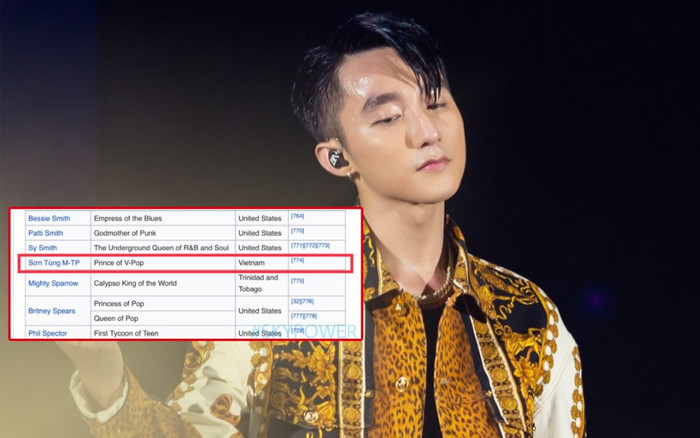 Sơn Tùng là đại diện Vpop duy nhất trong danh sách nghệ sĩ có danh xưng cao quý do Wiki quốc tế tổng hợp Ảnh 2