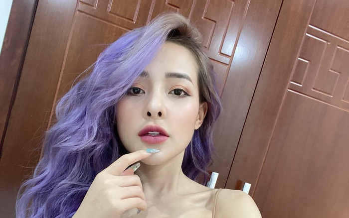 Ngân 98 khoe tóc tím đẹp ảo diệu nhưng vòng 1 tràn viền mới gây chú ý mạnh Ảnh 2