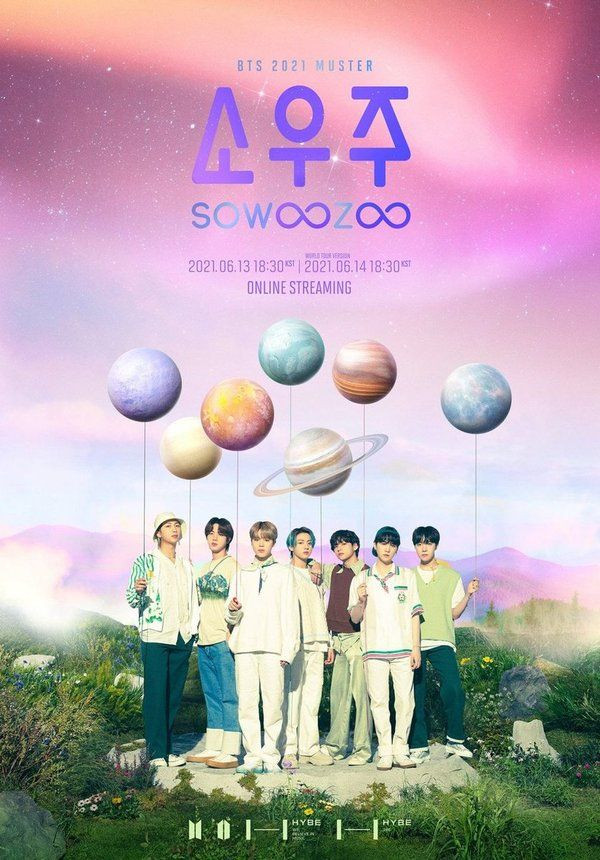 Poster concert Buster Sowoozoo 2021 của BTS.