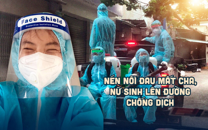 Nén nỗi đau mất ba, nữ sinh lên đường chống dịch: 'Có những đêm mẹ khóc hết nước mắt' Ảnh 2